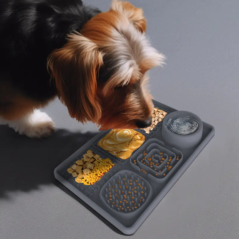 Silicone Pet Feeding Mat and Slow Feed Pad