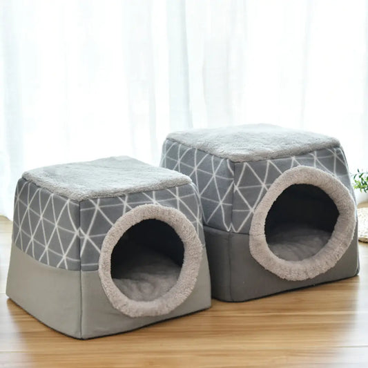 Pet Dog and Cat Bed Villa - Dual Use Space Capsule
